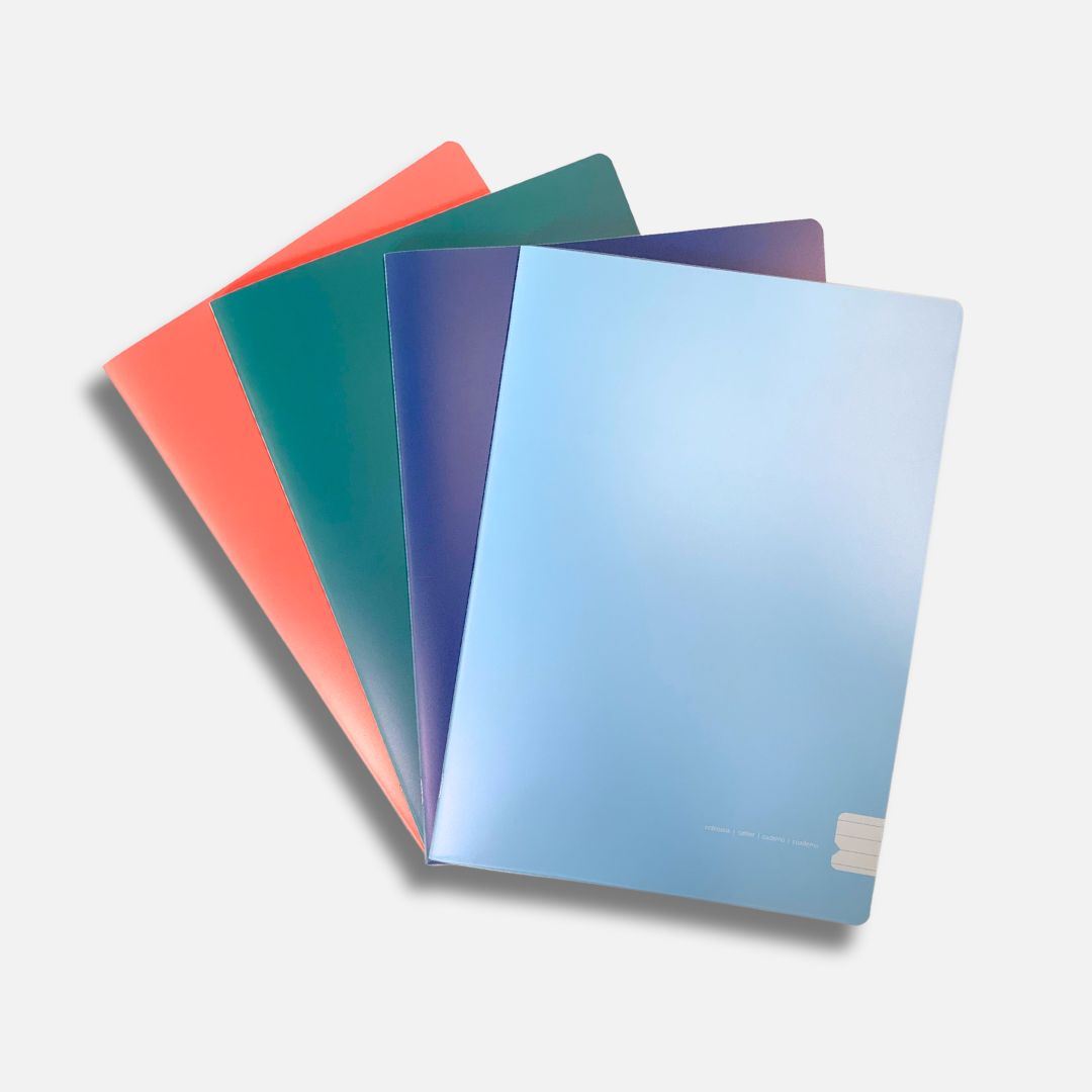 Caderno Agrafado PP Pautado A4 48 Fls 80 g/m² Fegol