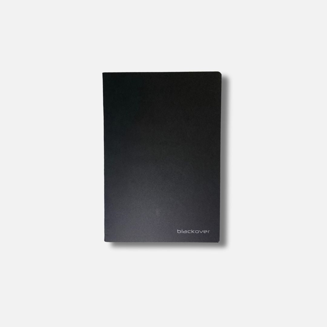 Caderno Agrafado Capa Preta A5 80fls Liso