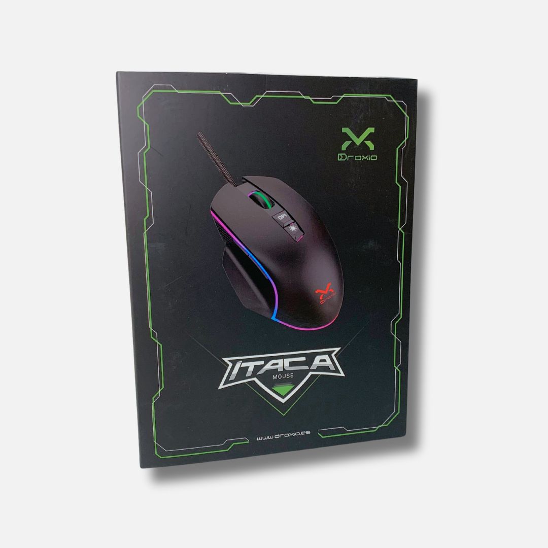 Rato Gaming Droxio Itaca USB c/ fios RGB 7200 DPI Preto