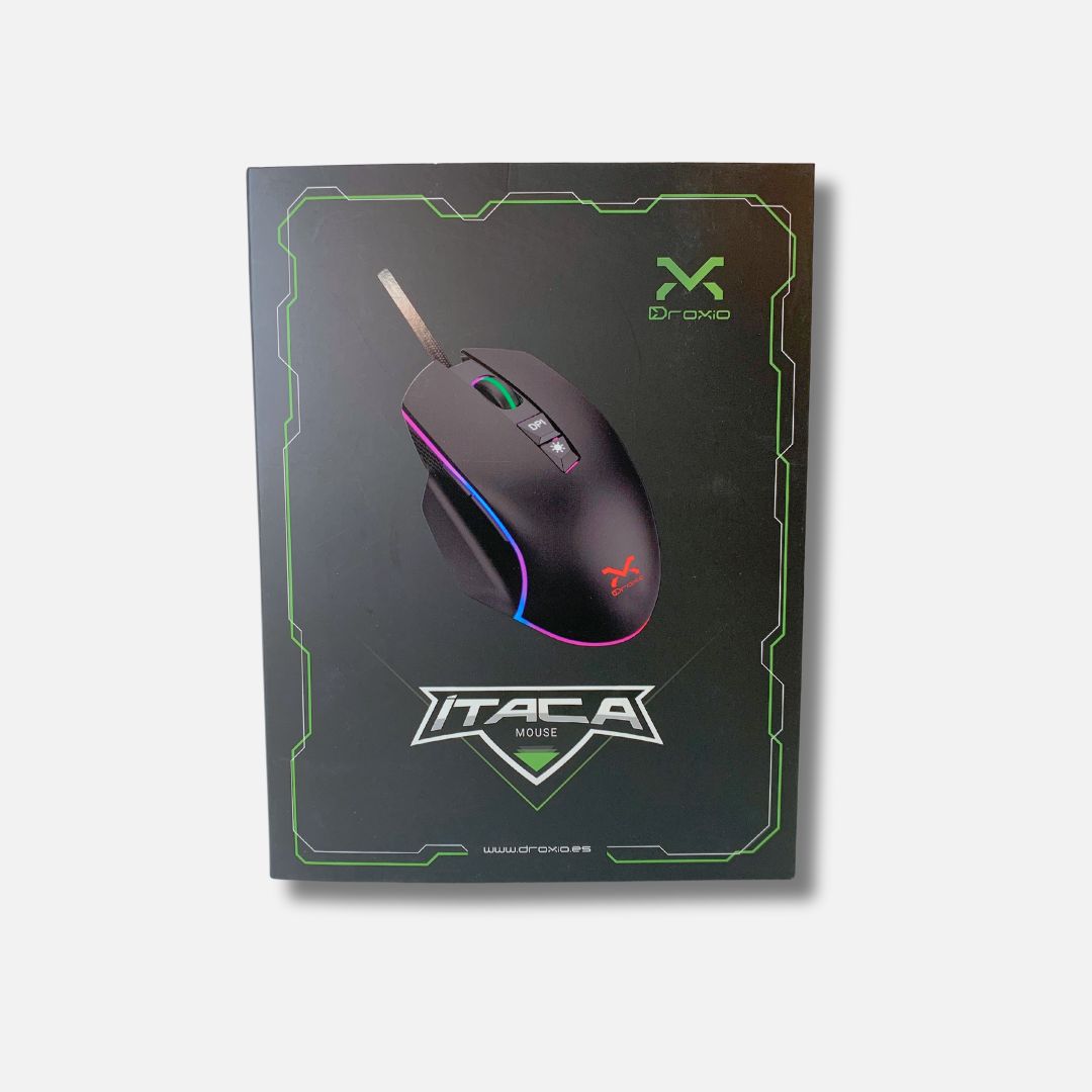Rato Gaming Droxio Itaca USB c/ fios RGB 7200 DPI Preto