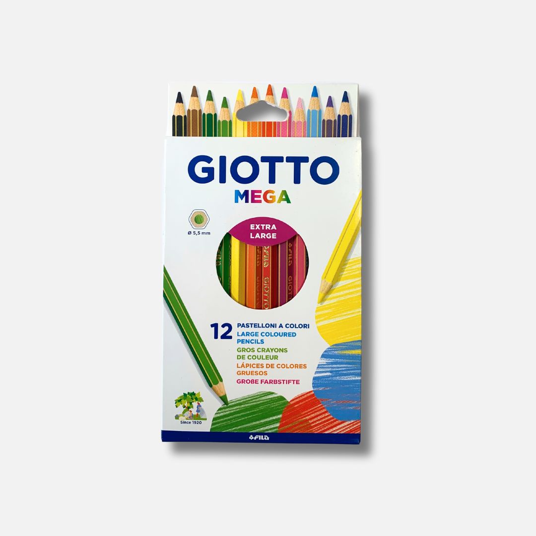 Lápis de Cor Jumbo Giotto 18cm - Mega