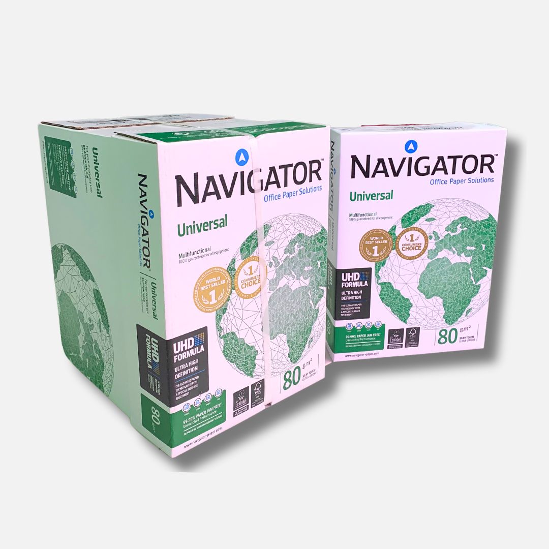 Papel Fotocópia Navigator A3 80 g/m² - Resma 500 Folhas