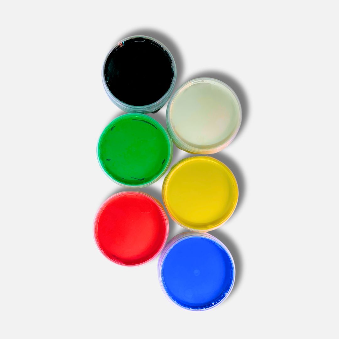 Guache Pintura Dedos 6 Cores Primo 6x250ml
