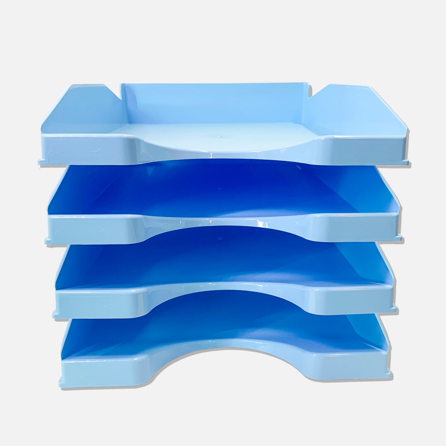 Tabuleiro Secretária Simples Azul Pastel Opaco