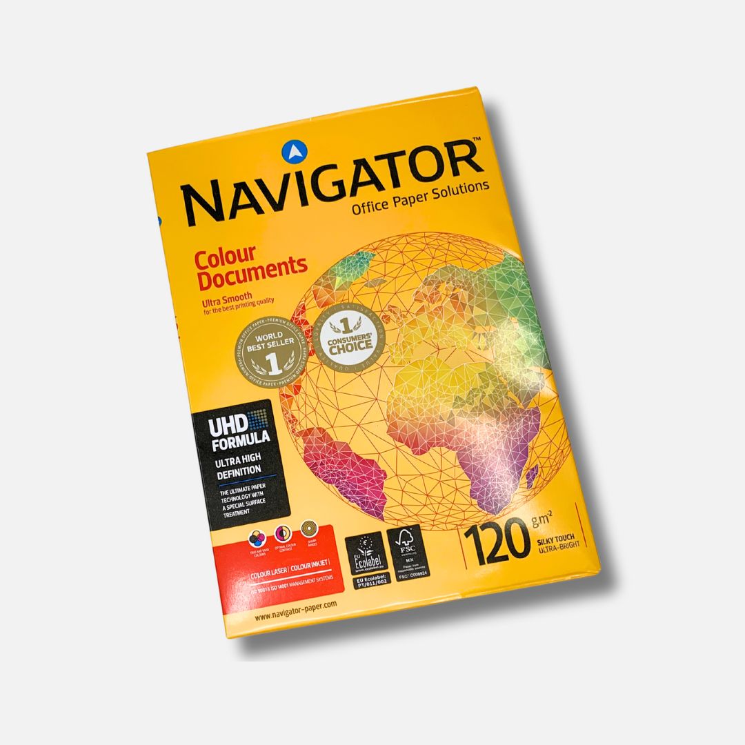Papel Fotocópia Navigator A4 120 g/m² - Resma 250 Folhas