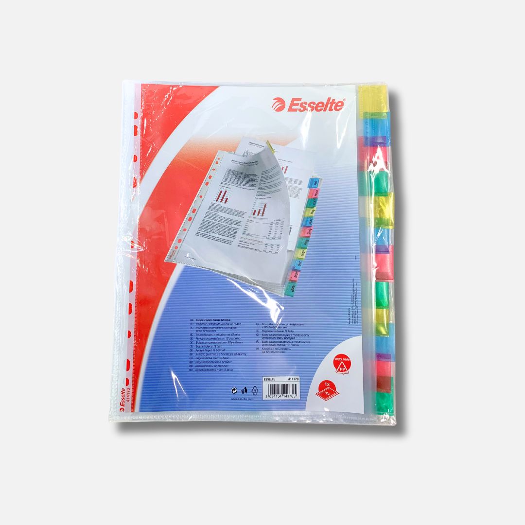 Bolsa Catálogo A4 85microns c/ 12 separadores