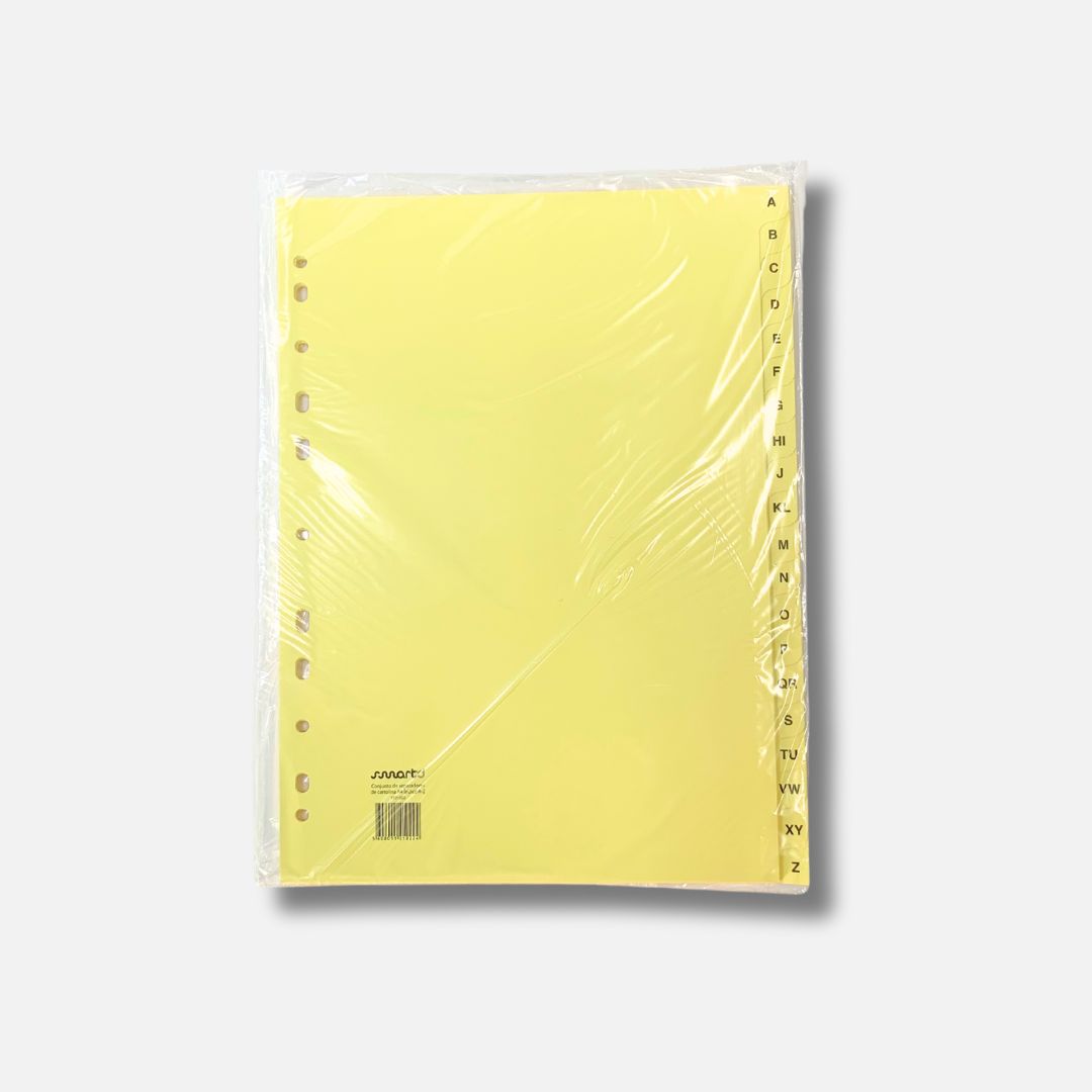 Separadores Cartolina A4 SmartD - Índice A-Z
