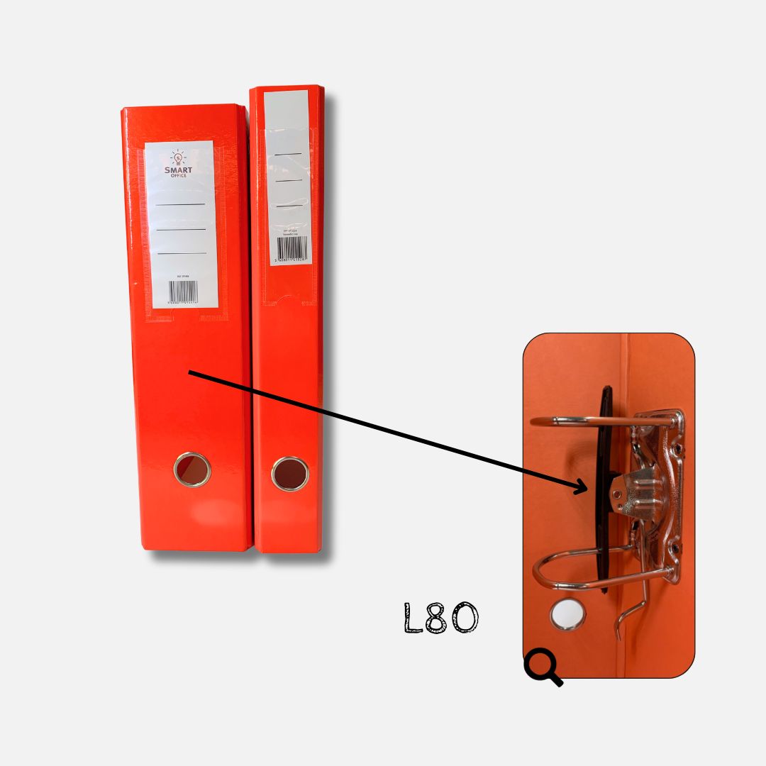 Pasta Arquivo A4 L80/L40 - Vermelho