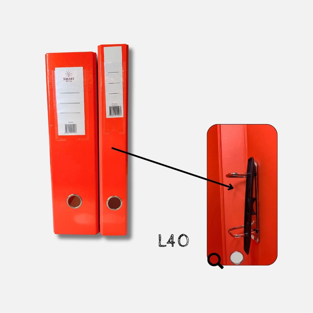 Pasta Arquivo A4 L80/L40 - Vermelho
