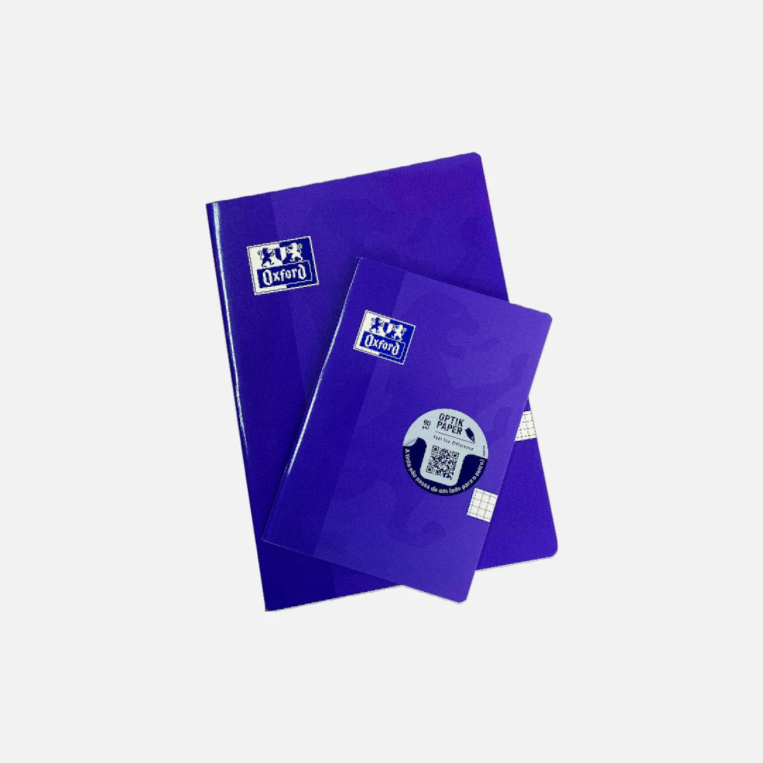 Cadernos Agrafados (Quadriculados) A4/A5 Oxford Colour 90g 48 Folhas