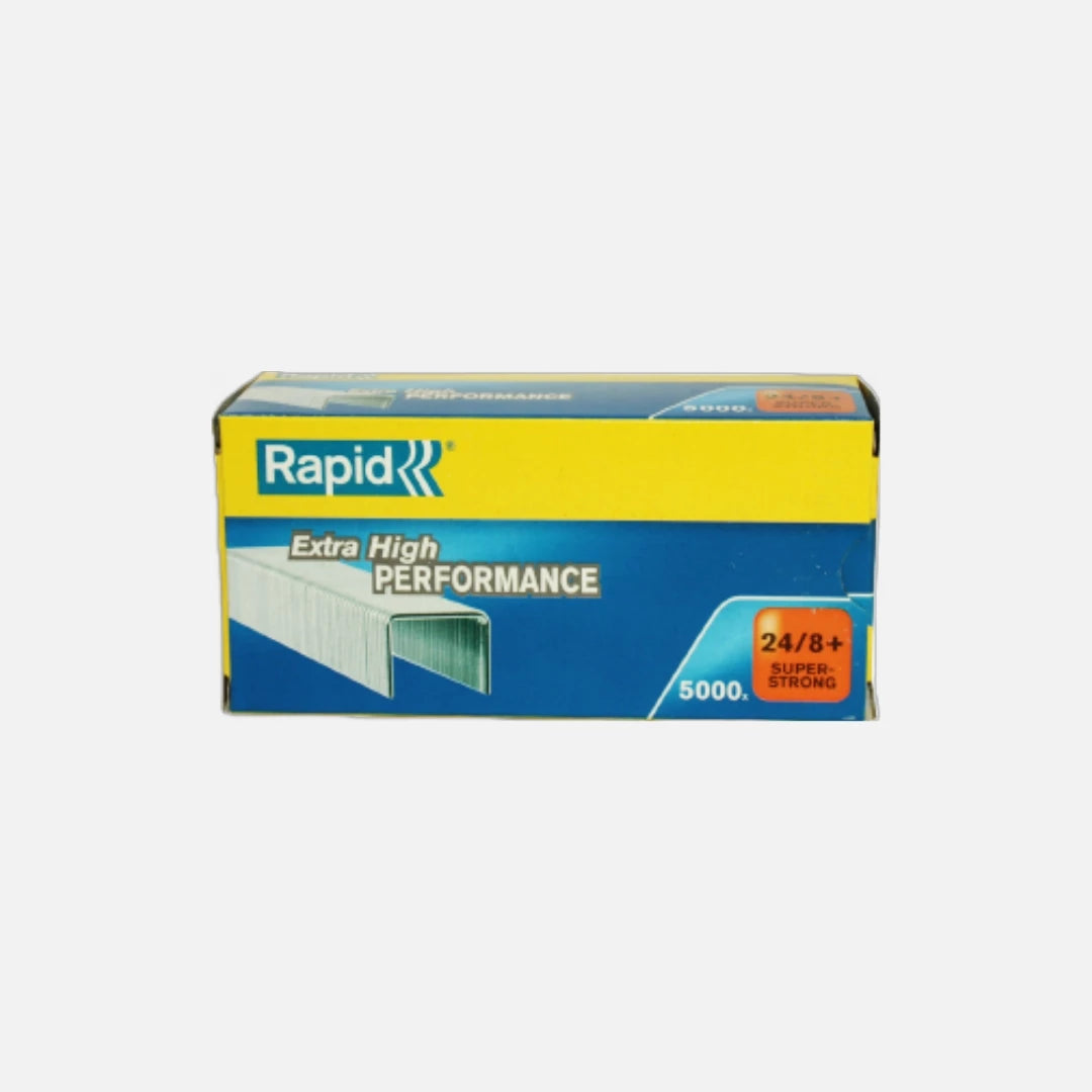 Agrafos Rapid 24/8+ Super Strong - Caixa com 5000 Unidades