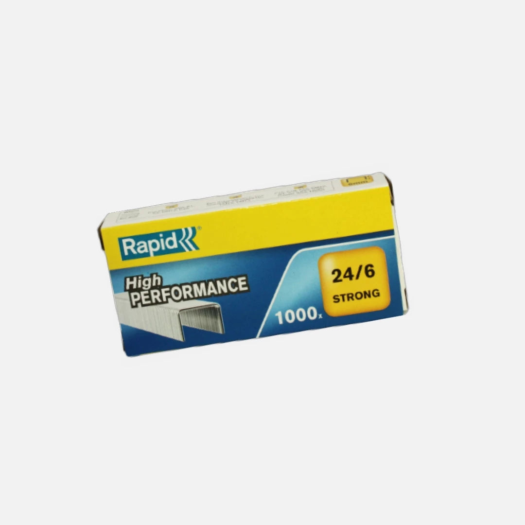 Agrafos Rapid nº 25 24/6 Strong - Caixa com 1000 Unidades
