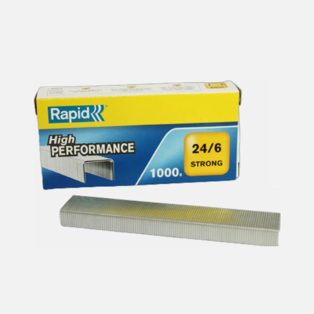 Agrafos Rapid nº 25 24/6 Strong - Caixa com 1000 Unidades