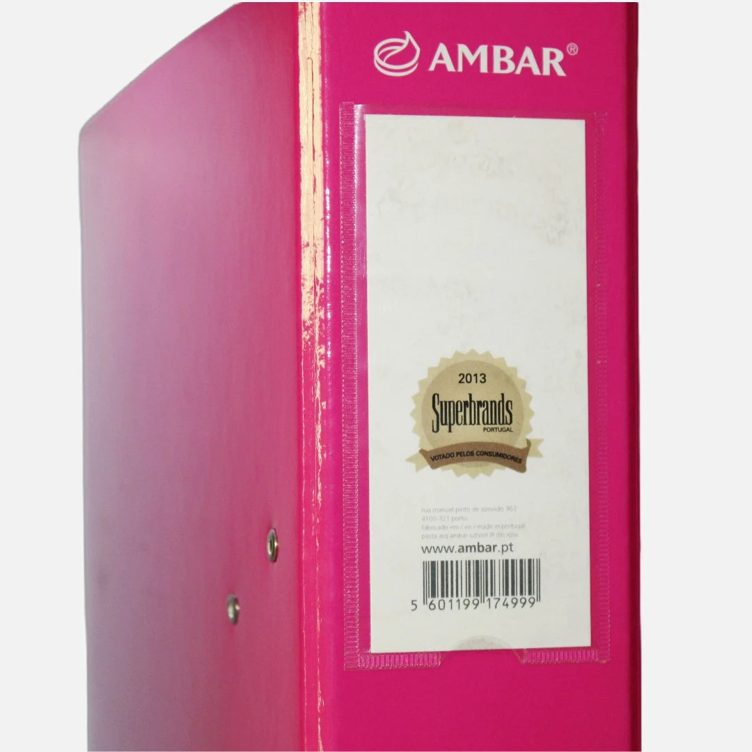 Pasta Arquivo A4 Ambar L80 - Rosa