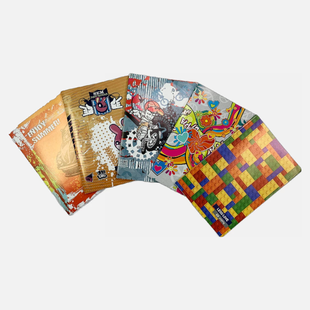 Cadernos Agrafados (Liso) A5 Pajory 80 Folhas