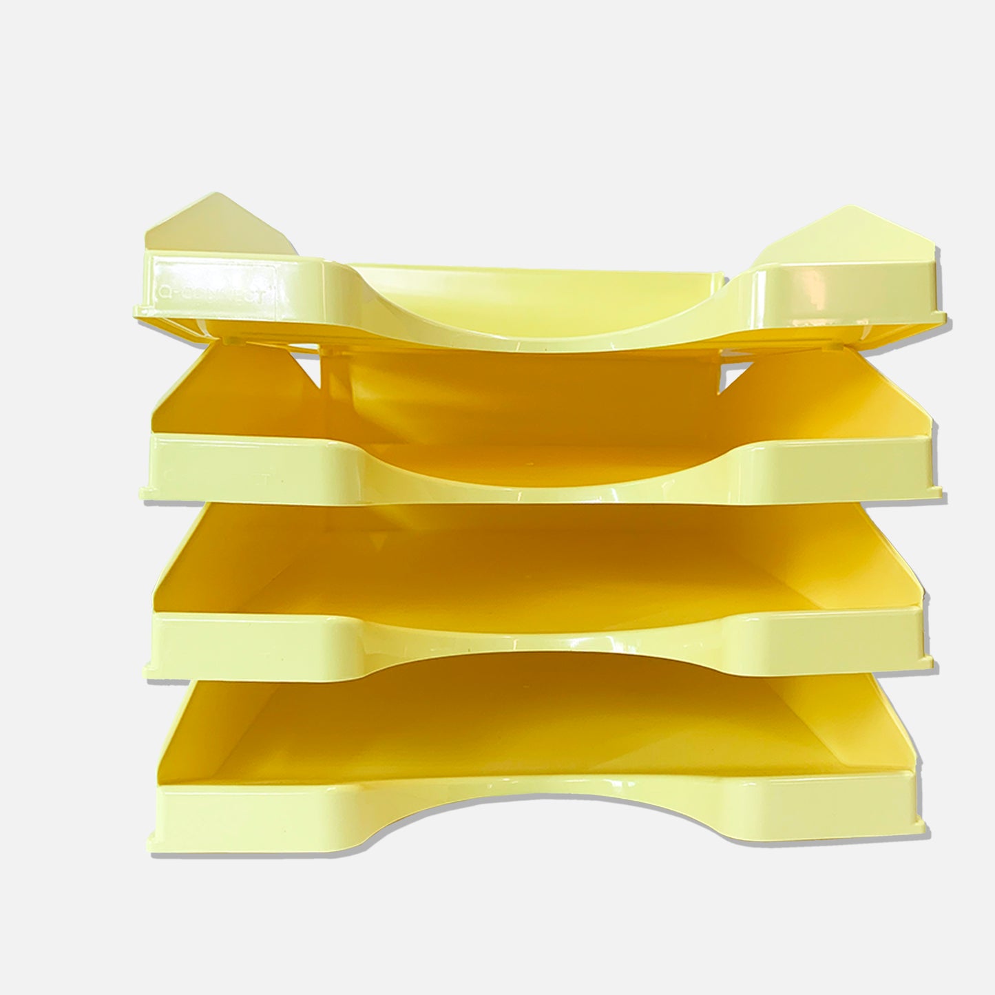 Tabuleiro Secretária Simples Amarelo Pastel Opaco