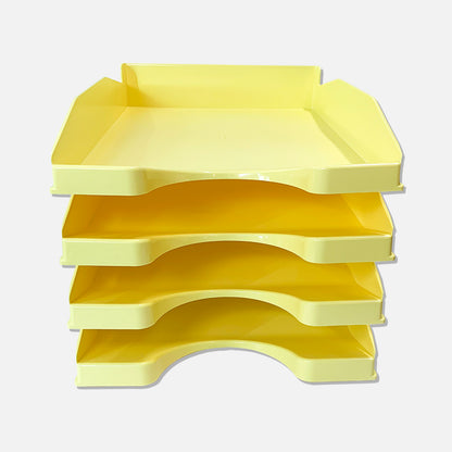 Tabuleiro Secretária Simples Amarelo Pastel Opaco