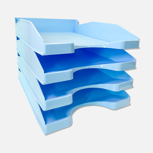 Tabuleiro Secretária Simples Azul Pastel Opaco