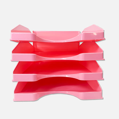 Tabuleiro Secretária Simples Rosa Pastel Opaco