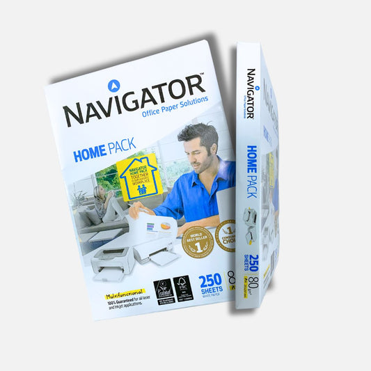 Papel Fotocópia Navigator A4 80g/m² Home Pack  - Resma 250 Folhas