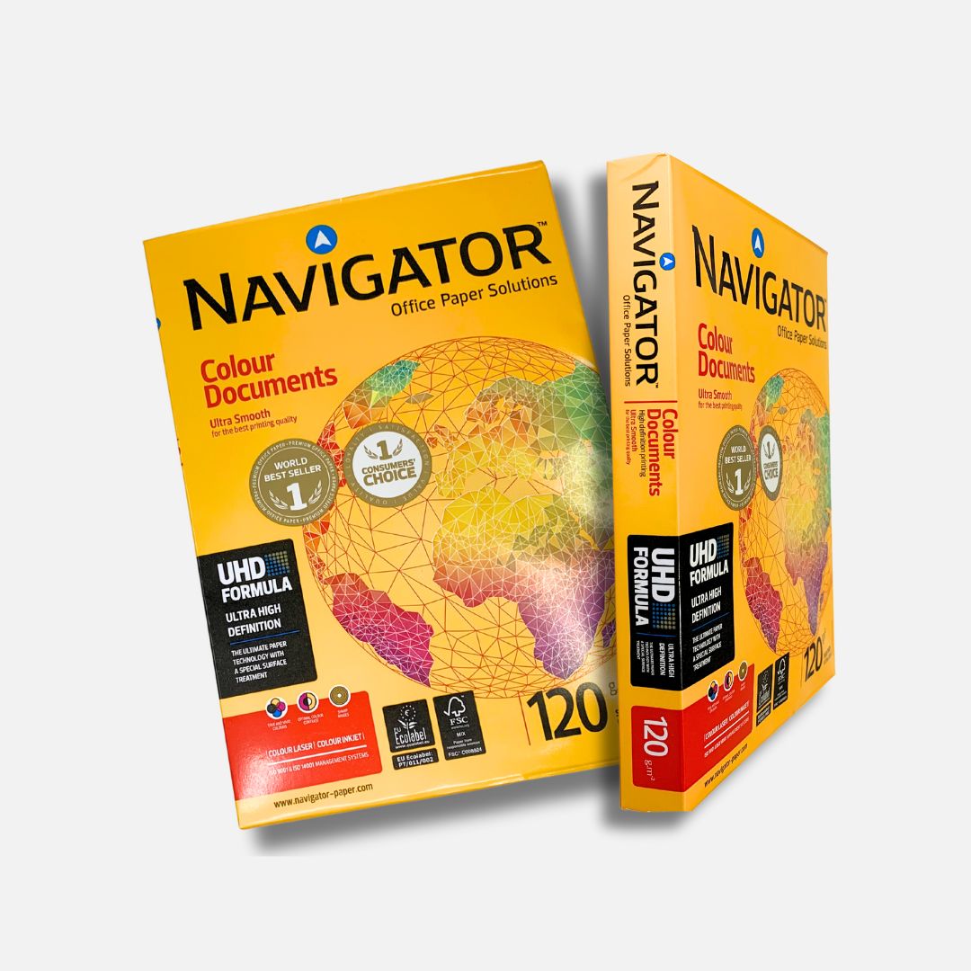 Papel Fotocópia Navigator A3 120 g/m² - Resma 500 Folhas