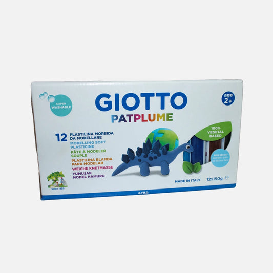 Plasticina Giotto Patplume 12 Cores