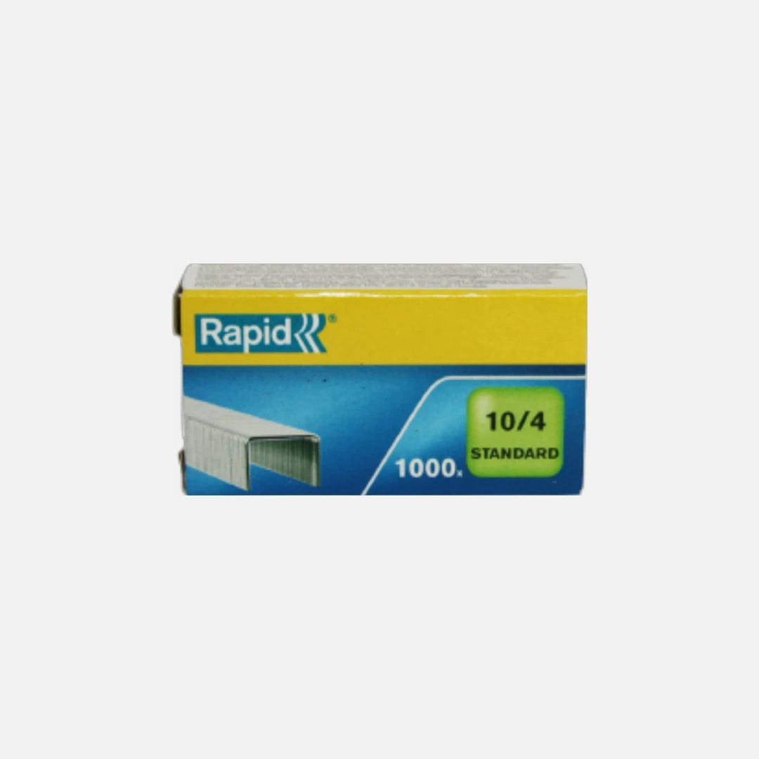 Agrafos Rapid 10/4 Standard Nº10 - Caixa com 1000 Unidades