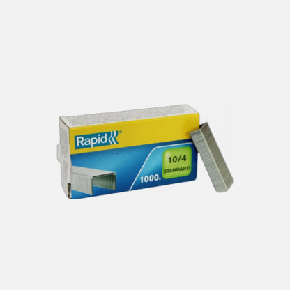 Agrafos Rapid 10/4 Standard Nº10 - Caixa com 1000 Unidades