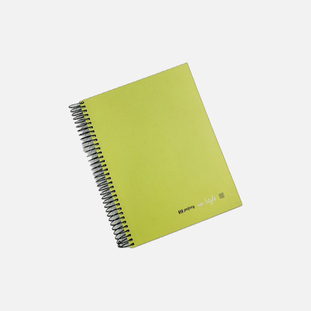 Caderno Capa Dura Quadriculado Pajory Neo Style - 120 folhas 80g/m²