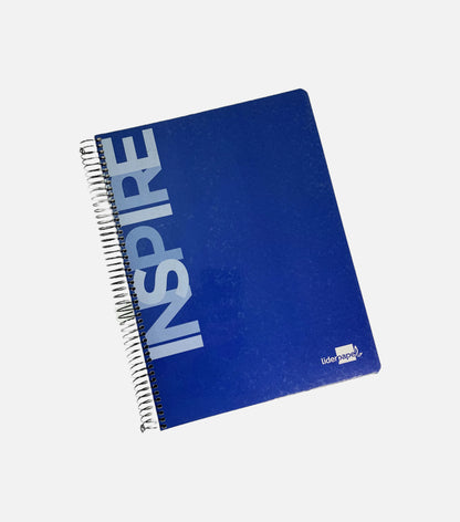 Caderno Espiral A4 Inspire Quadriculado  LiderPapel