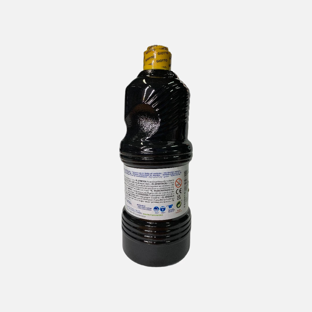 Guache Giotto Escolar Preto - School Paint 1000ml